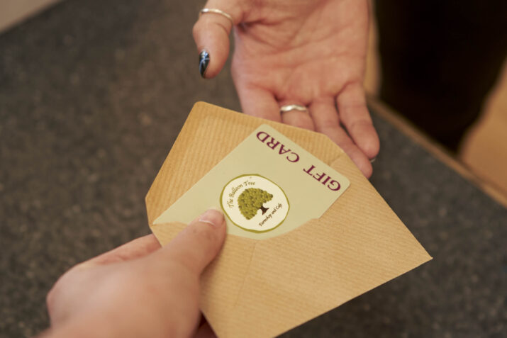 A Balloon Tree gift card