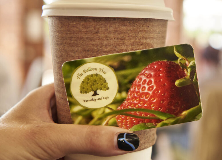 The Balloon Tree loyalty card